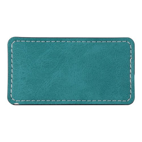 Δερμάτινη κονκάρδα 8,2 x 4,4 cm για εξάχνωση - πράσινο