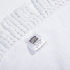 Serviette microfibre 152 x 76 cm à franges pour sublimation - blanc