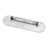 Fém jelvény lekerekített sarkokkal 71 x 21 mm szublimációs hőátvitel