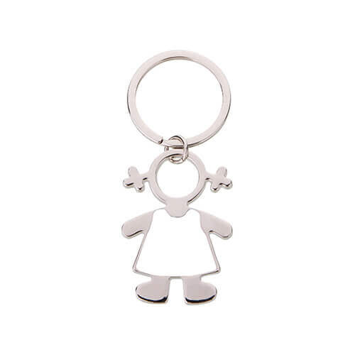 Privjesak za ključeve "Djevojka" za sublimaciju