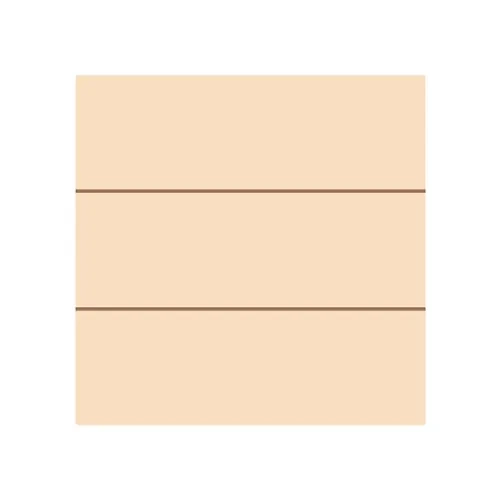 Square plywood photo frame, striped, 20 x 20 cm