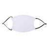 Big face mask with filter for sublimation (black erasers)