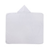 Minky deken met kap 150 x 130 cm voor sublimatie - wit