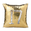 Pillowcase 40 x 40 cm  with sequins for sublimation - golden