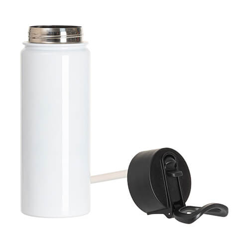 Bidon - juomapullo 800 ml taittuvalla kahvalla sublimaatiota varten - valkoinen