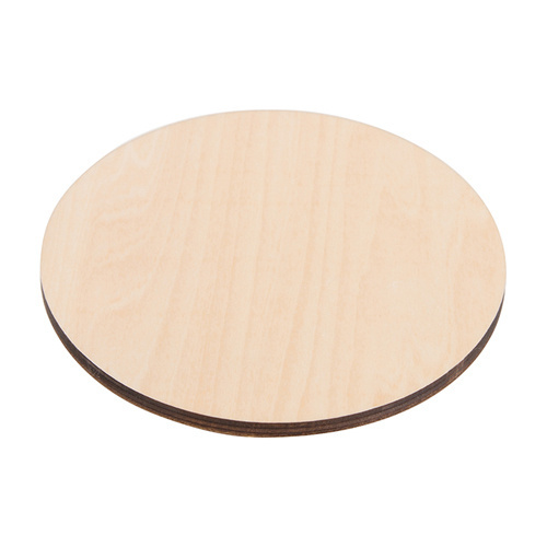 Posavasos de madera contrachapada para sublimación - círculo