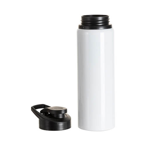 750 ml steklenica za vodo z zaklopko za sublimacijo - bela