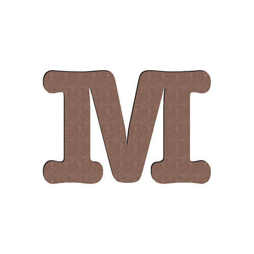 Декоративна буква от MDF за сублимация 10 cm M