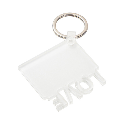 Acryl sleutelhanger voor sublimatie - Love