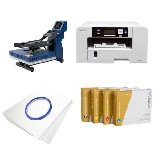 Sawgrass Virtuoso SG500 printera komplekts + 40 x 60 cm plakana prese - BPRO4060FSCB ChromaBlast