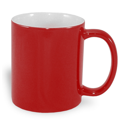 Mug magique économique 330 ml rouge Sublimation Transfert Thermique