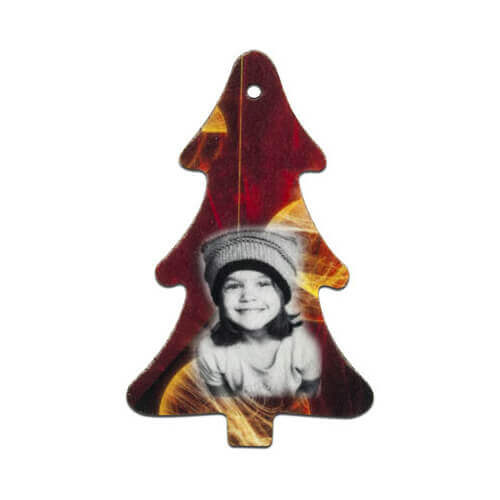 Felt christmas tree shape decoration Sublimation Thermal Transfer