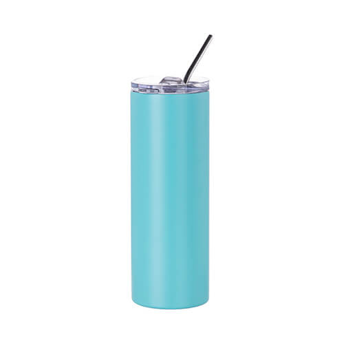 600 ml mug with a straw for sublimation - mint matte