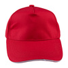 Casquette de baseball en coton pour DTF et transfert thermique - rouge