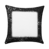 Față de pernă din in 40 x 40 cm Albită Starry Black pentru sublimare