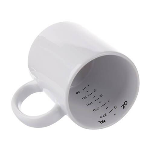 Mug de 330 ml avec une tasse à mesurer interne pour la sublimation