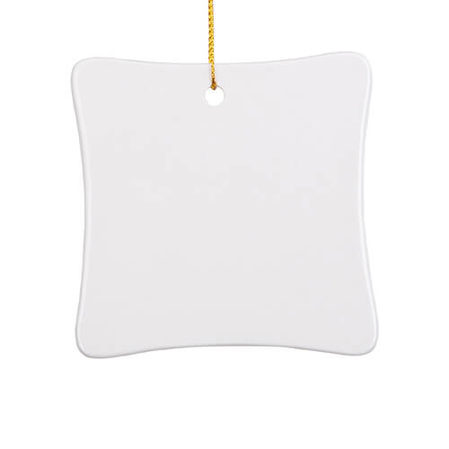 Ceramic pendant for sublimation - square