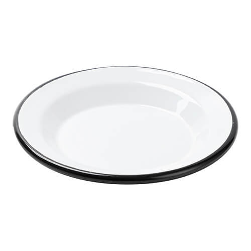 Emailplaat Ø 14,5 x 1,7 cm sublimatsiooni jaoks
