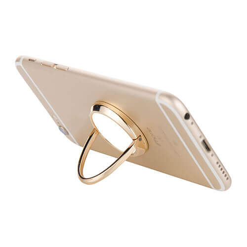 Support doigt rotatif pour smartphone - or