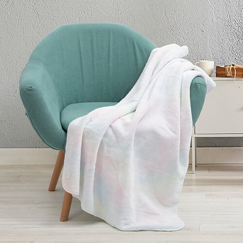 Couverture Minky avec doublure en polaire pour la sublimation