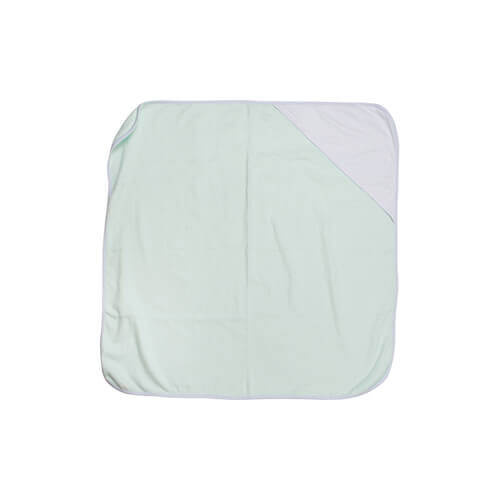 Serviette enfant avec capuche pour sublimation - vert clair