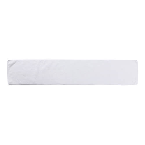 Spordirätik 110 x 20 cm sublimatsiooni jaoks - valge