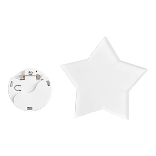 Insignia acrílica con iluminación por sublimación LED en color - estrella