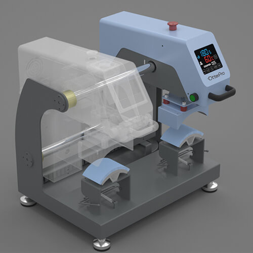 OtterPro Air two-station cap press