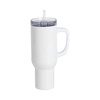 Stainless steel travel mug 1200 ml for sublimation - white