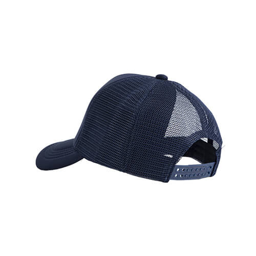 Full colour Trucker cap voor volwassenen voor thermotransfer - marineblauw