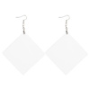 MDF earrings for sublimation - large square