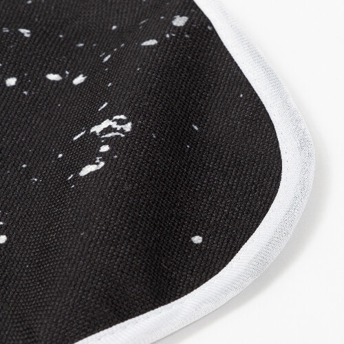 Linnen schort Bleached Starry Black voor sublimatie