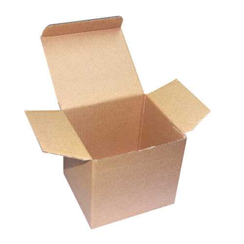 330 ml mok doos - bruin zonder venster