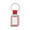 Rotary keychain for sublimation keys - rectangle on the red bar