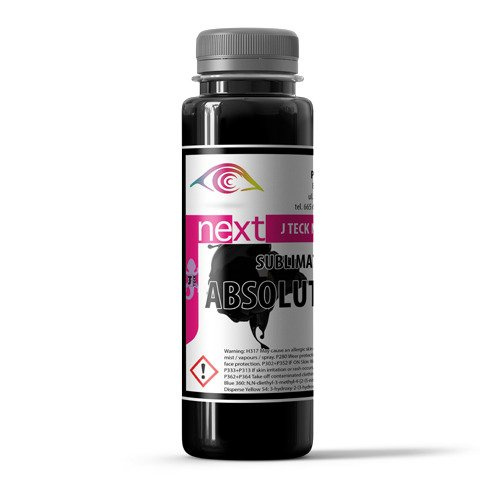 J-Teck J-Next ABSOLUT BLACK 100 ml Sublimacijski transfer motiva