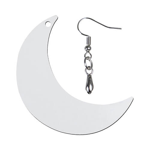 Cercei din MDF pentru sublimare - luna
