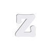 Dekoratív betű MDF-ből, szublimációhoz 10 cm Z