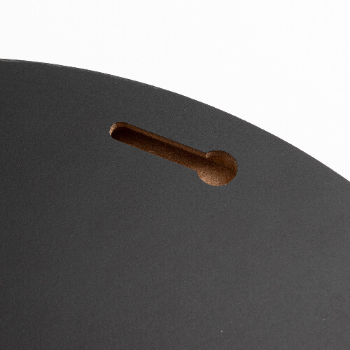 Cadre MDF avec bord noir pour la sublimation - ∅ 25.4 cm