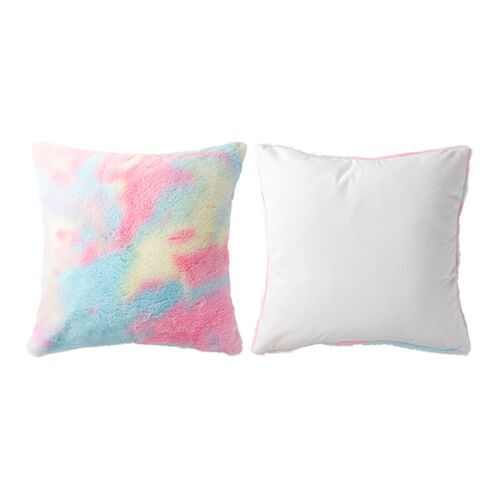 Värikäs tyynynpäällinen 40 x 40 cm fleeceä ja mikrokuitua sublimaatiota varten