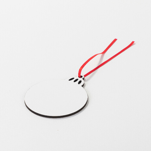 Pandantiv MDF cu două fețe pentru sublimare - bauble