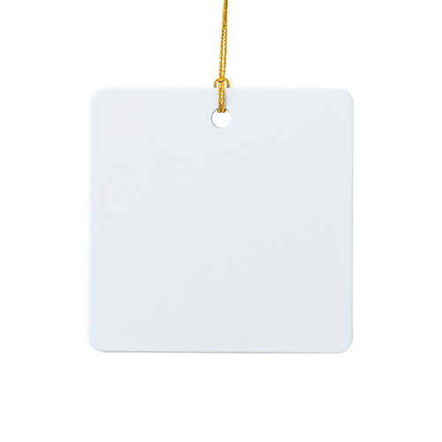 Plastic pendant for sublimation - square