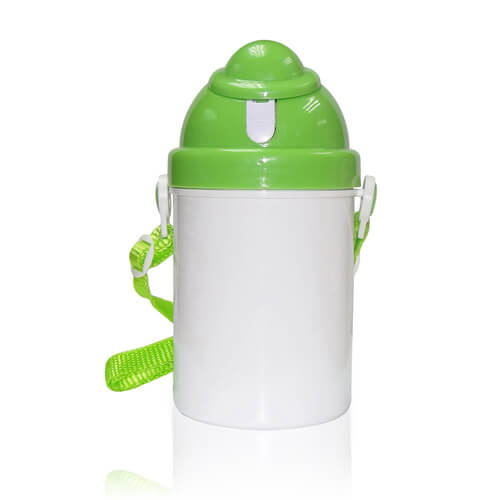 Bouteille / gourde pour enfant vert Sublimation Transfert Thermique