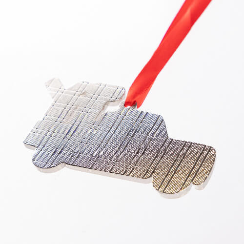 Metalen kerstboomlabel voor sublimatie - pick-up JOY