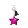 Keychain for sublimation keys - dark pink star