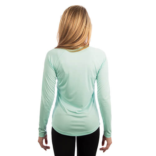 Solar Långärmad Sublimation T-shirt dam - Seagrass