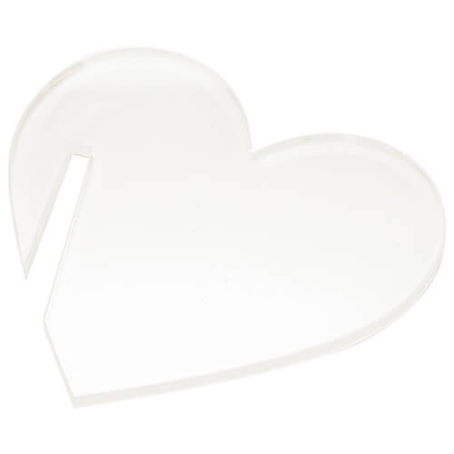 Acrylic glass pendant for sublimation - heart