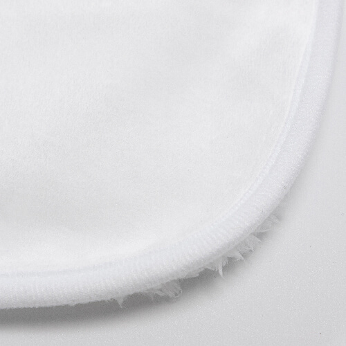 Microvezel en arctic fleece deken met capuchon 150 x 130 cm voor sublimatie - wit