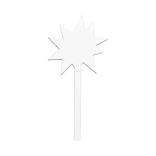 Informativni znak od sublimacijske vlaknaste ploče - zvijezda