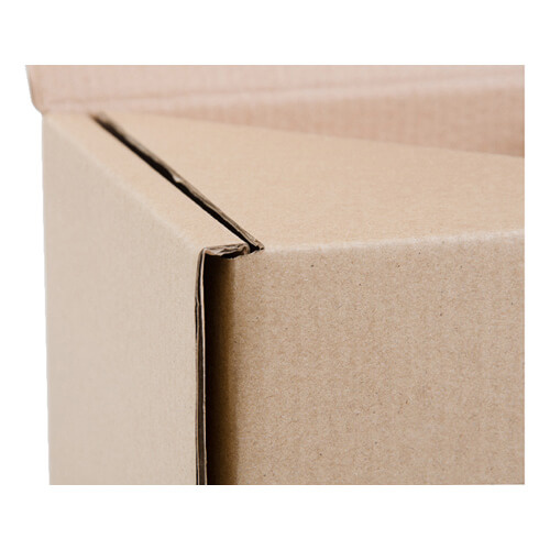 Caja de papel marrón duro doble para tazas de 450 ml