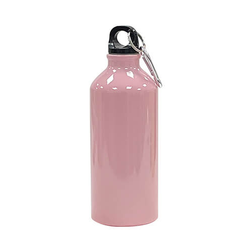 Tūristu pudele 600 ml sublimācijai - rozā krāsā